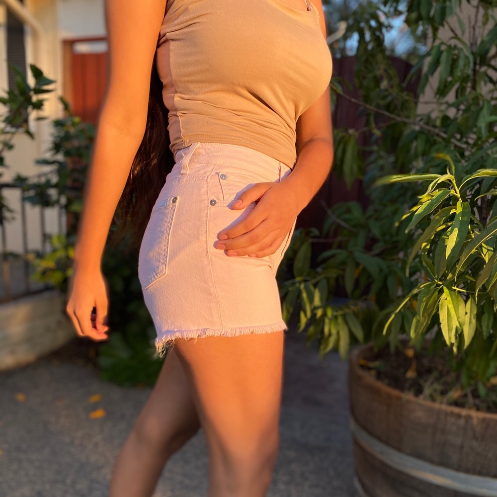 NEW 7 For All MankindHigh Waist Cutoff Denim